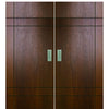 Birch Inglewood Solid Contemporary Double Barn Door