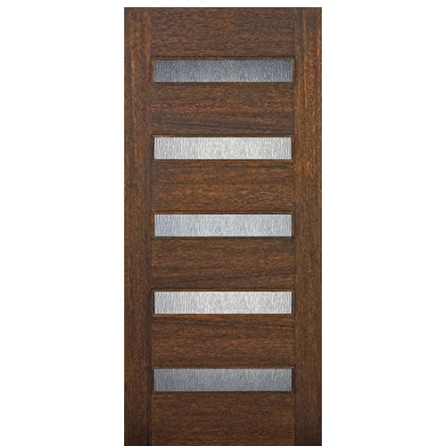 Hoelscher Mahogany Wood Contemporary 5Lite Horizontal1 Exterior