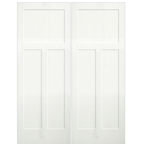 Craftsman Shaker Redi-Primed Solid Core  Double Door
