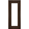 Port Collection Naples Mahogany Full Lite Prehung HVHZ Impact Rated Door