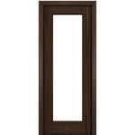 Port Collection Naples Mahogany Full Lite Prehung HVHZ Impact Rated Door