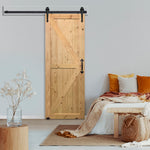 Double Z Two Panel Barn Door | Knotty Alder Double Z Two Panel Barn Door
