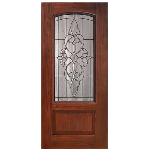 1 Panel Arch Lite Courtlandt | 1 Panel Arch Lite Courtlandt Design Fiberglass Entry Door