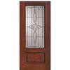 1 Panel 3/4 Lite Marsais Design Fiberglass Entry Door