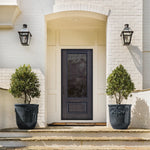 3/4 Lite-2 | 3/4 Lite Fiberglass Exterior Double Door with Privacy or Clear Glass