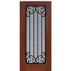 Full Lite Valencia Design Fiberglass Entry Door