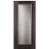 Solid Mahogany Full Lite Glass Entry Door