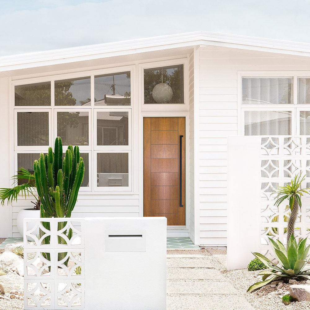 Brentwood 80 | 96" Tall Mahogany Contemporary Flush Entry Door
