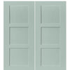 3-Panel Shaker Style MDF Double Barn Doors