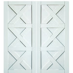 3-Panel Triple X MDF Double Barn Door