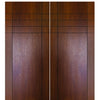 Birch Fleetwood Solid Contemporary Double Barn Door