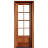 96" Tall 8-Lite TDL Mahogany Wood Entry Door