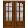 Pre-hung 8-Lite SDL Fiberglass Double Entry Doors 