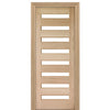 7180-68-1 | Modern 8-Lite Mahogany Single Door