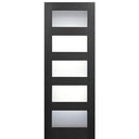  42" X 96" Tall Contemporary 5-Lite Fiberglass Entry Door