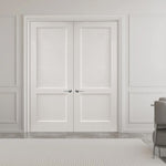8782 Double | 2-Panel Shaker Redi-Primed Solid Core Double Interior Door
