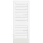 Plantation Louver Shaker Redi-Prime Solid Core Single Door