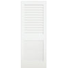 Half Louver Shaker Redi-Prime Solid Core Single Door