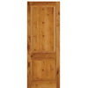 2 Panel Square Top Knotty Alder Solid Core Door