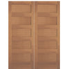 Hemlock Fir 5 Panel Interior Double Door