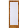 Full Lite Knotty Alder Solid Core Door