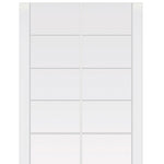 5 Panel Premium Flush Redi-Prime Interior Double Door With Vertical Groove