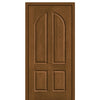 4 Panel Round Top Fiberglass Entry Door 
