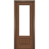 Port Collection Biscayne Mahogany 1 Lite Prehung HVHZ Impact Rated Door