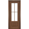 Port Collection Biscayne Mahogany 4 Lite Prehung HVHZ Impact Rated Door