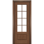 Port Collection Biscayne Mahogany Lite Prehung HVHZ Impact Rated Door