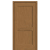 2 Panel Fiberglass Fir Grain Shaker Entry Door
