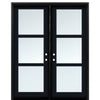 Metro Modern 3LT 8-0 2D | 3 Lite Modern Double Door