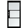 Midtown Modern FV 3LT 6-8 1D | Modern 3 Lite Iron Door
