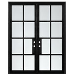 Midtown Modern 8LT 8-0 2D | 4 Lite Modern Double Door