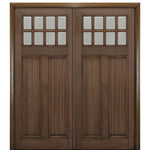 NT - CR005 | 8 Lite Craftsman Style Double Door 6-8-2