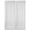 8720 Double | 1-Panel Shaker Redi-Primed Solid Core Double Door