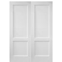 8782 Double | 2-Panel Shaker Redi-Primed Solid Core Double Interior Door