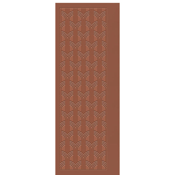 Trellis Smooth FG | Fiberglass Entry Door with Modern Trellis Pattern Design