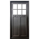 S004 | Craftsman 6-Lite Steel Entry Door