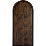 Hoelscher Plank V Groove Circle Top Door
