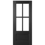 4 Lite Mahogany TDL  | 4-Lite 1-Panel Mahogany Exterior Door