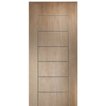 Brentwood 68 | 80" Tall Modern Mahogany Flush Exterior Door