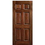 6 Panel NRM-1-68 | 80" Tall 6 Panel Solid Mahogany Wood Entry Door