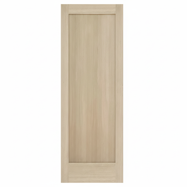 720 | 1-Panel White Oak Shaker Solid Core Single Interior Door