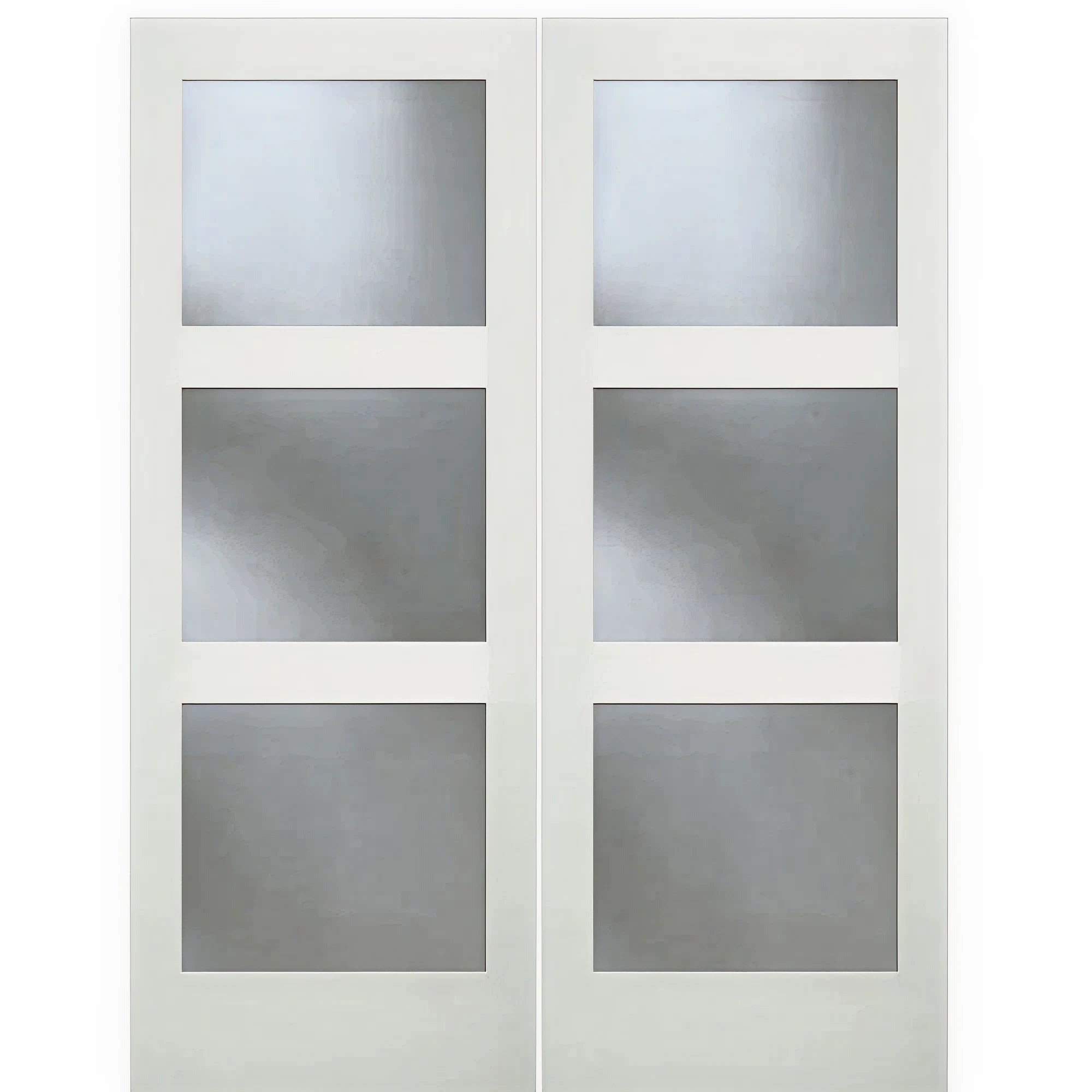 8733 Double | 3 Lite Shaker Redi-Prime Double Door