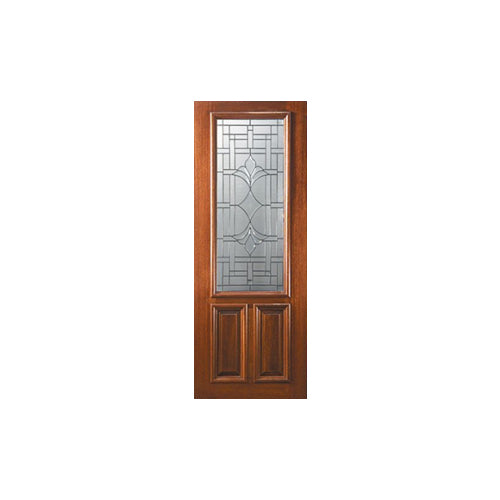 Hoelscher Mahogany Wood Contemporary 6Lite Horizontal2 Exterior