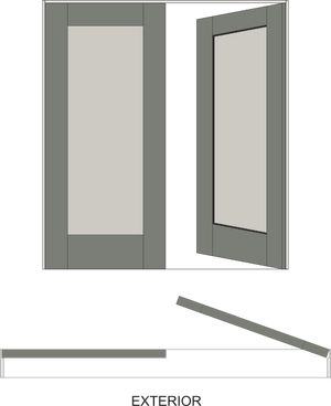 Double Doors Right Inswing