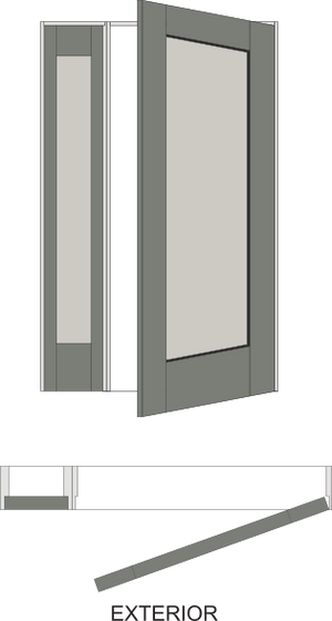Left Sidelite Right Outswing